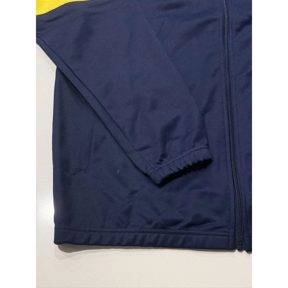adidas AFC LF TT Track Jacket Men's XL Arsenal Navy Blue Yellow JZ5802